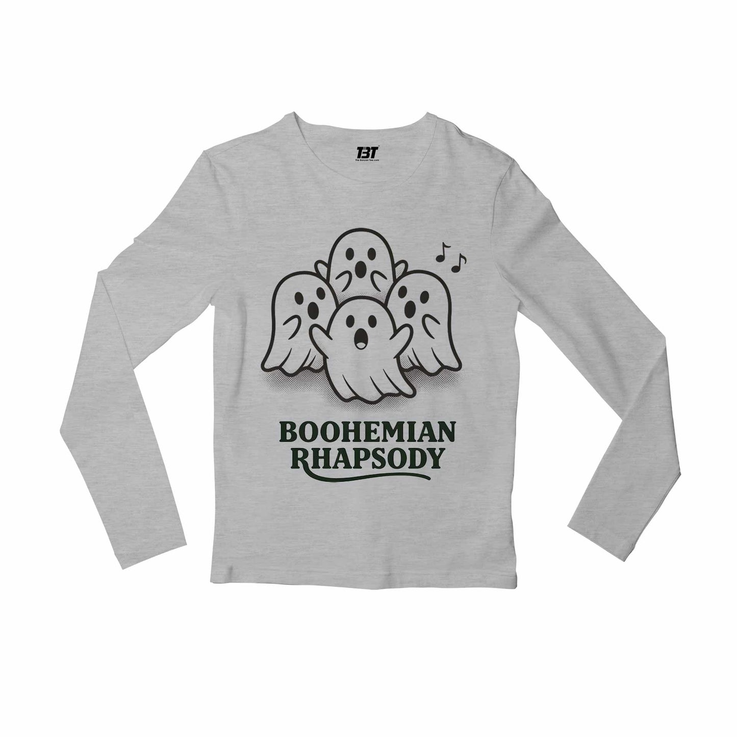queen boohemian rhapsody full sleeves long sleeves music band buy online india the banyan tee tbt men women girls boys unisex gray 