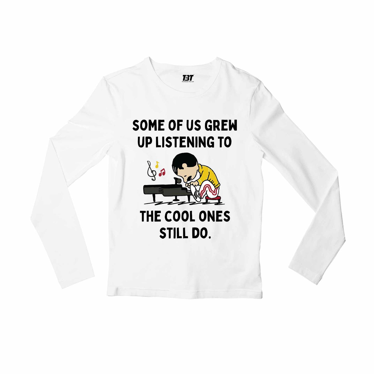 queen cool ones still do full sleeves long sleeves music band buy online india the banyan tee tbt men women girls boys unisex white 