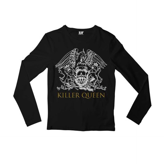 queen killer queen full sleeves long sleeves music band buy online india the banyan tee tbt men women girls boys unisex black