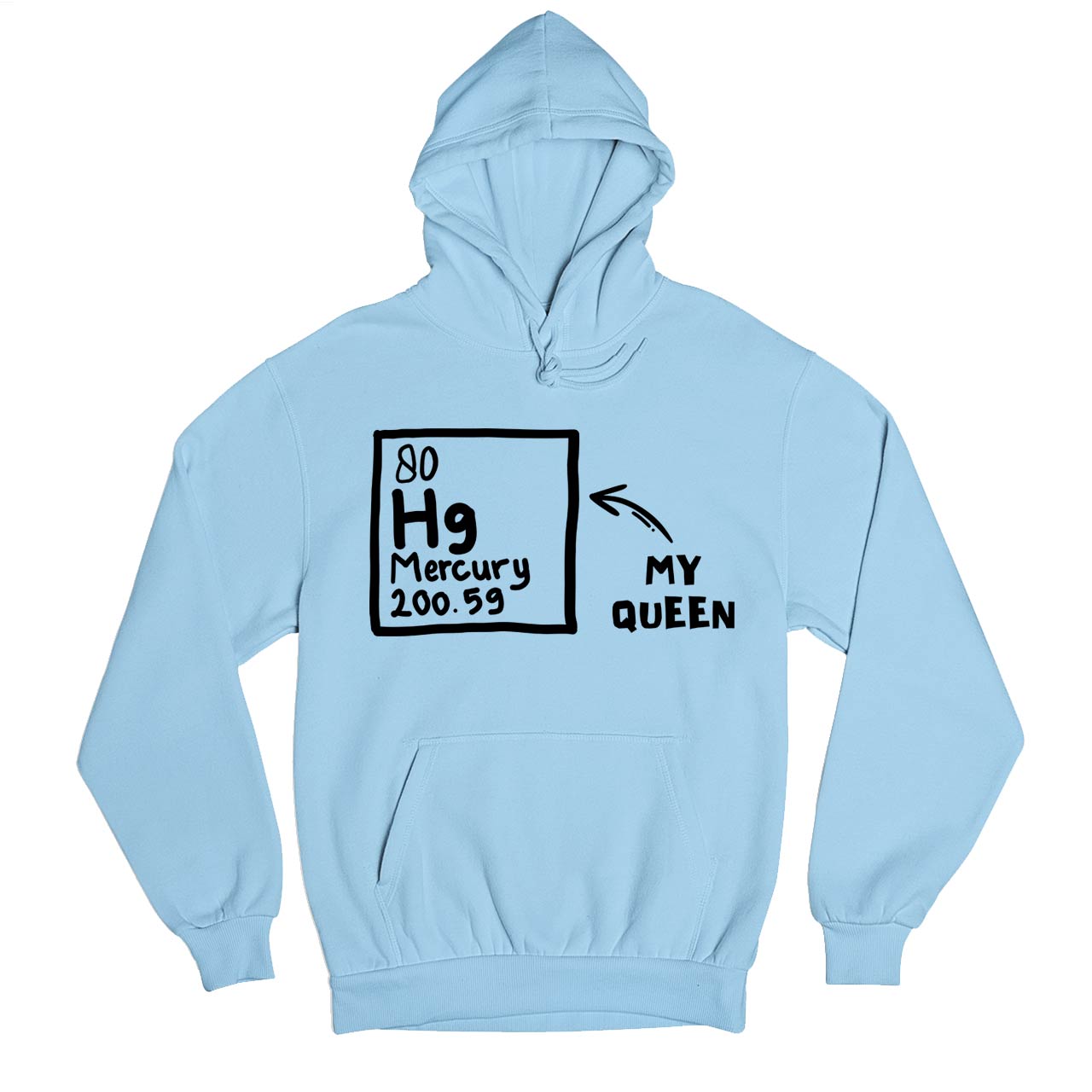 queen my queen hoodie hooded sweatshirt winterwear music band buy online india the banyan tee tbt men women girls boys unisex baby blue 