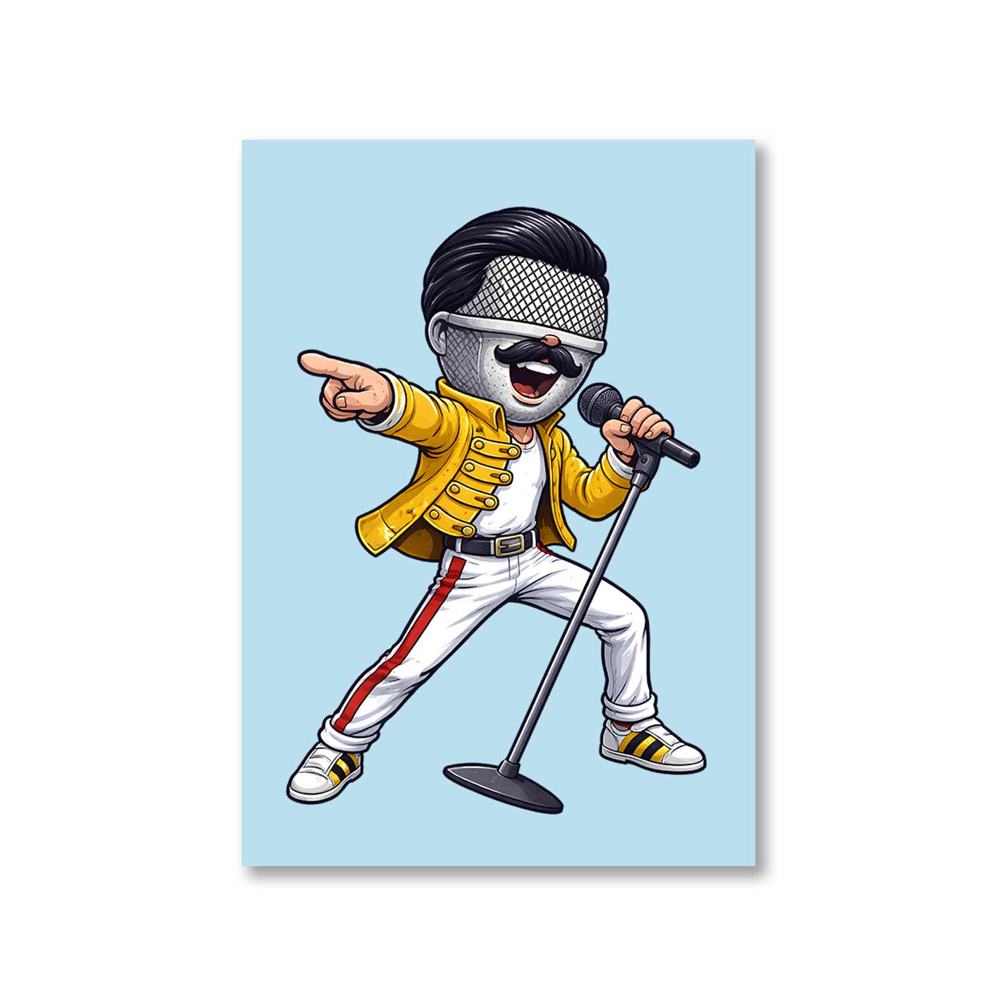 queen mic mercury poster wall art buy online india the banyan tee tbt 8 x 10 