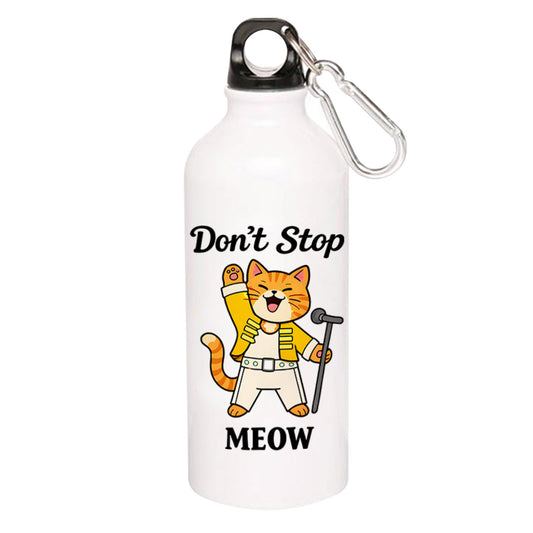 queen don't stop meow sipper steel water bottle flask gym shaker music band buy online india the banyan tee tbt men women girls boys unisex  