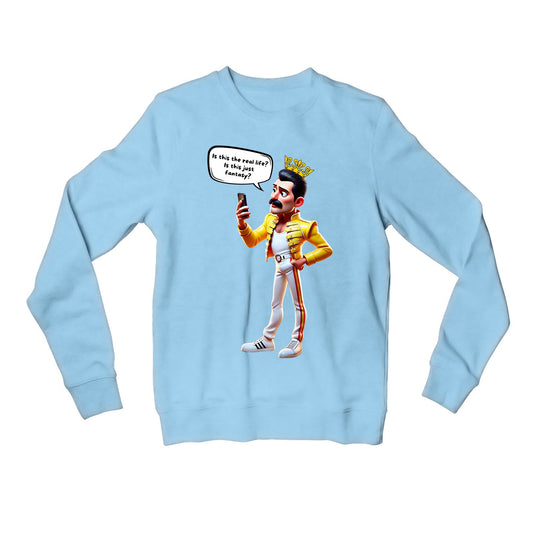 queen is this just fantasy sweatshirt upper winterwear music band buy online india the banyan tee tbt men women girls boys unisex baby blue 