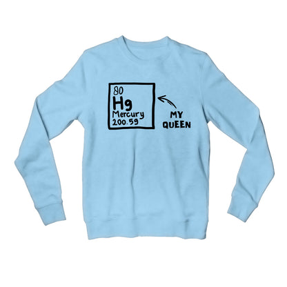 queen my queen sweatshirt upper winterwear music band buy online india the banyan tee tbt men women girls boys unisex baby blue 