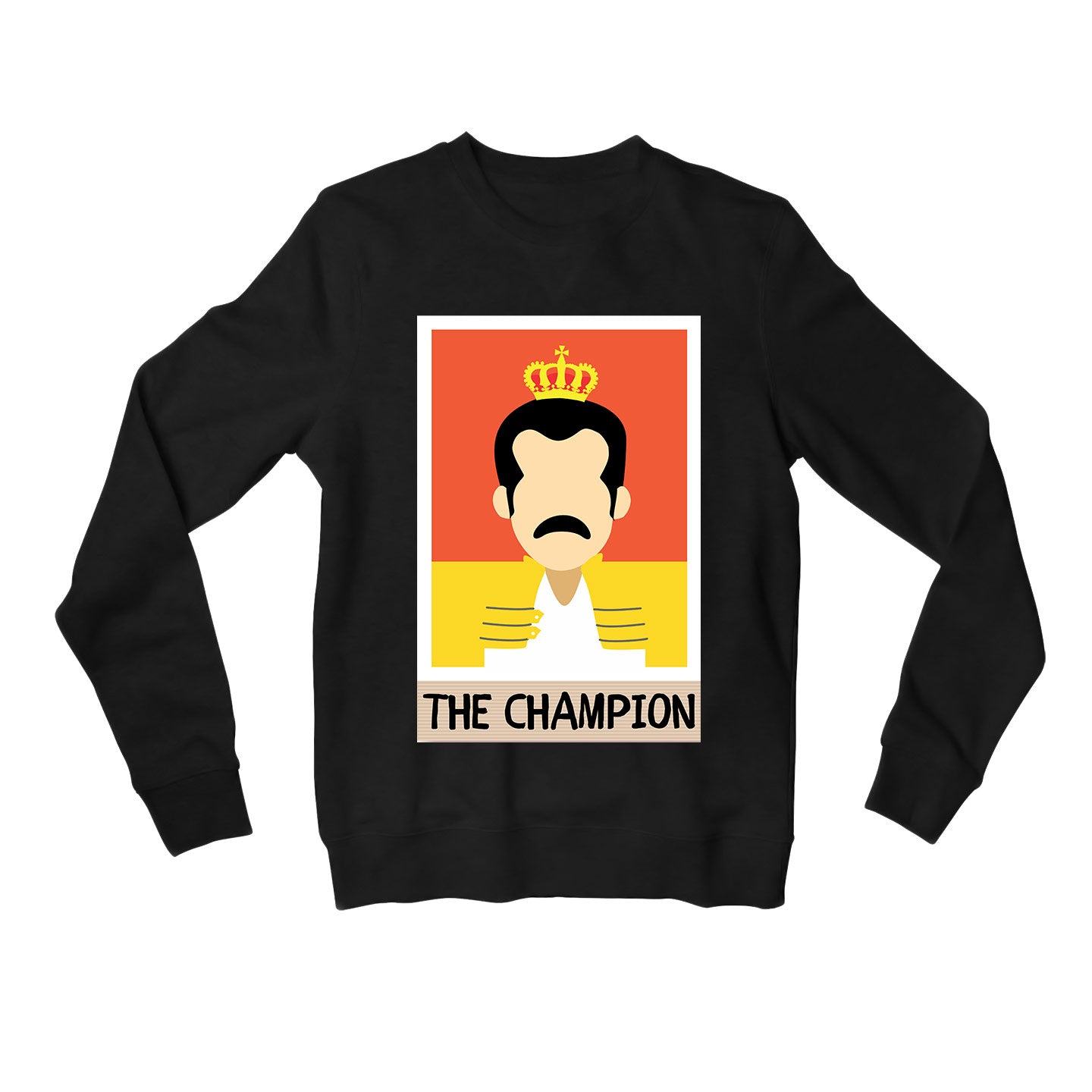 queen the champion sweatshirt upper winterwear music band buy online india the banyan tee tbt men women girls boys unisex black