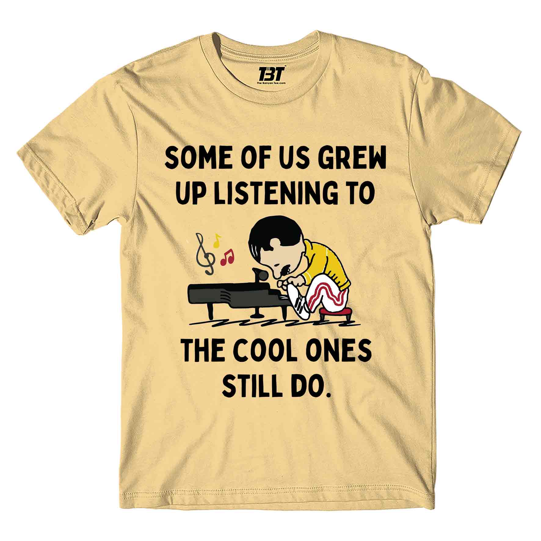 queen cool ones still do t-shirt music band buy online india the banyan tee tbt men women girls boys unisex beige 