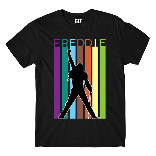 queen freddie t-shirt music band buy online india the banyan tee tbt men women girls boys unisex black