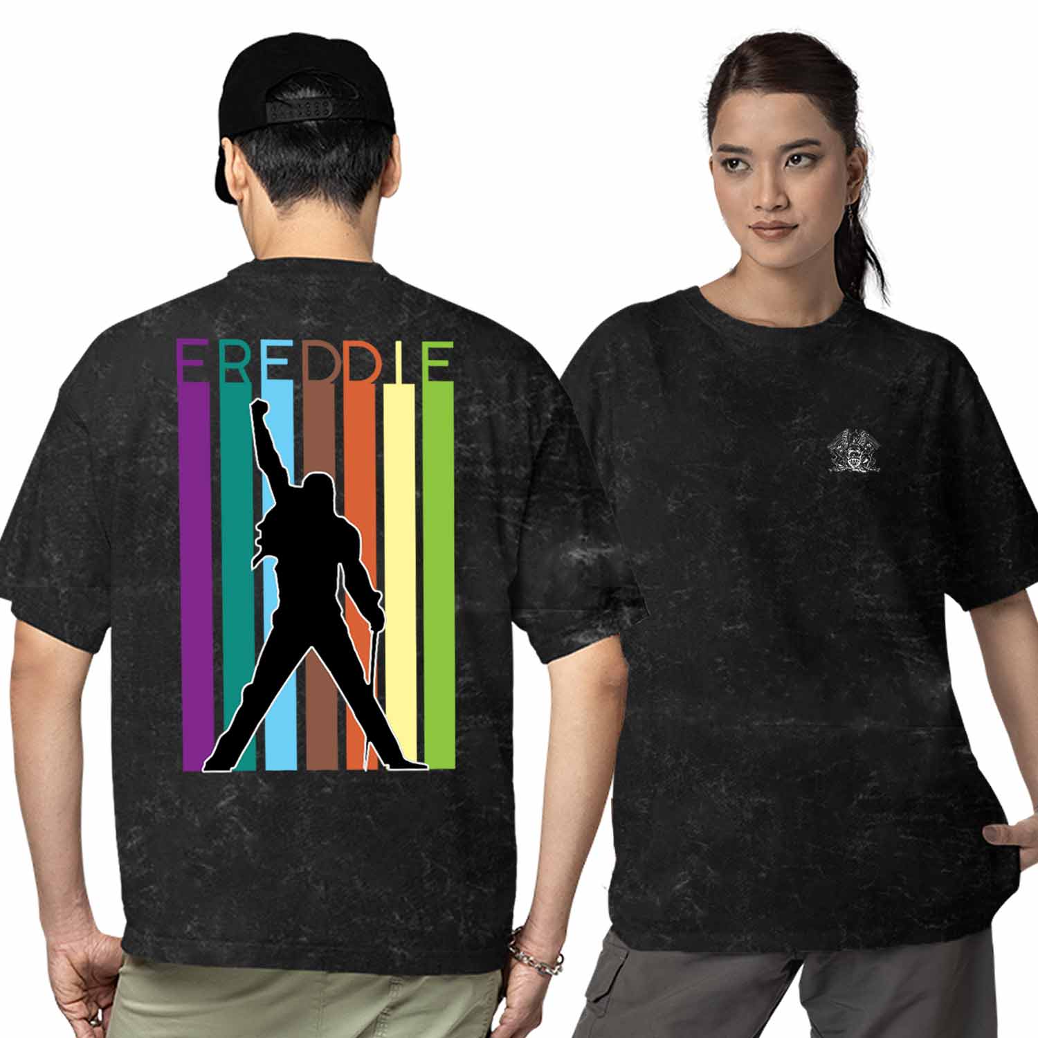 queen oversized t shirt - freddie music t-shirt black buy online india the banyan tee tbt men women girls boys unisex