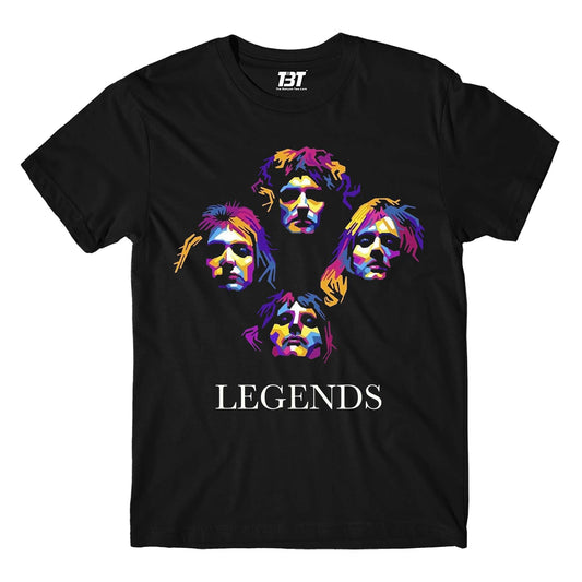queen legends t-shirt music band buy online india the banyan tee tbt men women girls boys unisex black
