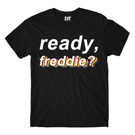 queen ready freddie t-shirt music band buy online india the banyan tee tbt men women girls boys unisex black