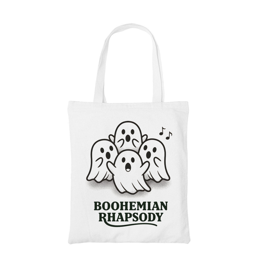 queen boohemian rhapsody tote bag cotton printed music band buy online india the banyan tee tbt men women girls boys unisex  