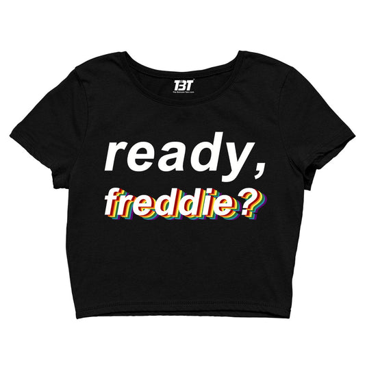 queen ready freddie crop top music band buy online india the banyan tee tbt men women girls boys unisex black