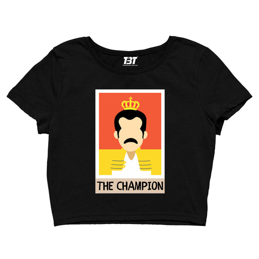 queen the champion crop top music band buy online india the banyan tee tbt men women girls boys unisex black