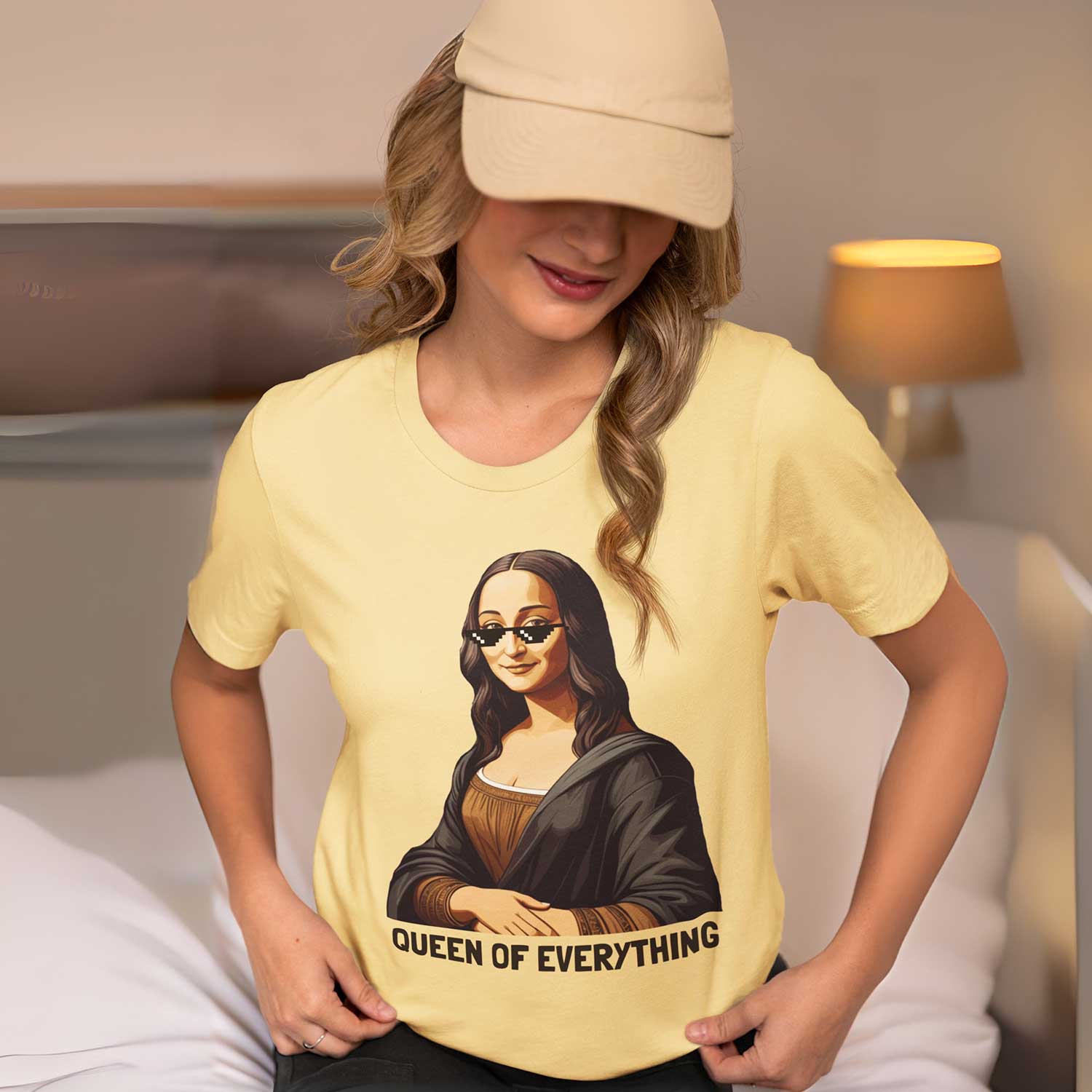 graphic queen of everything t-shirt printed graphic stylish buy online india the banyan tee tbt men women girls boys unisex beige 