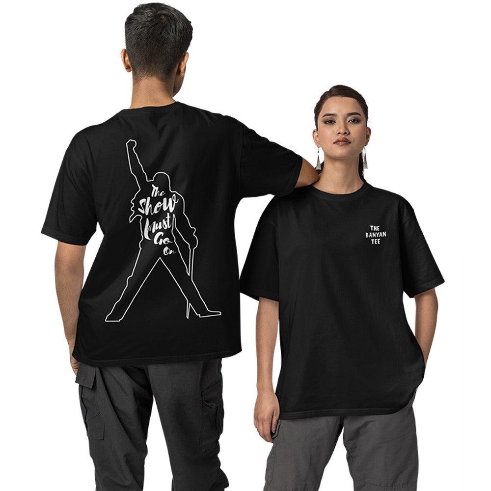 Queen Oversized T shirt - The Show Must Go On