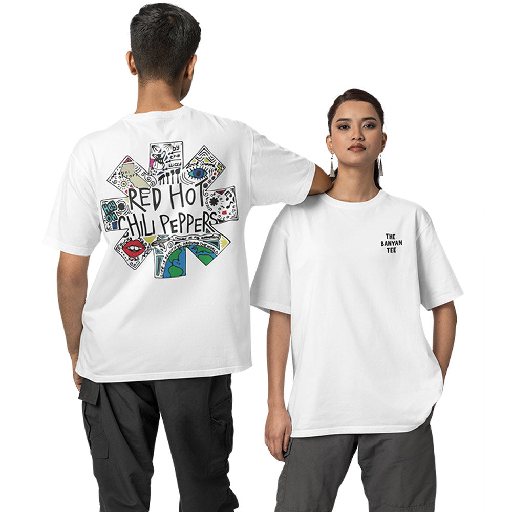 Red Hot Chili Peppers Oversized T shirt - Doodle