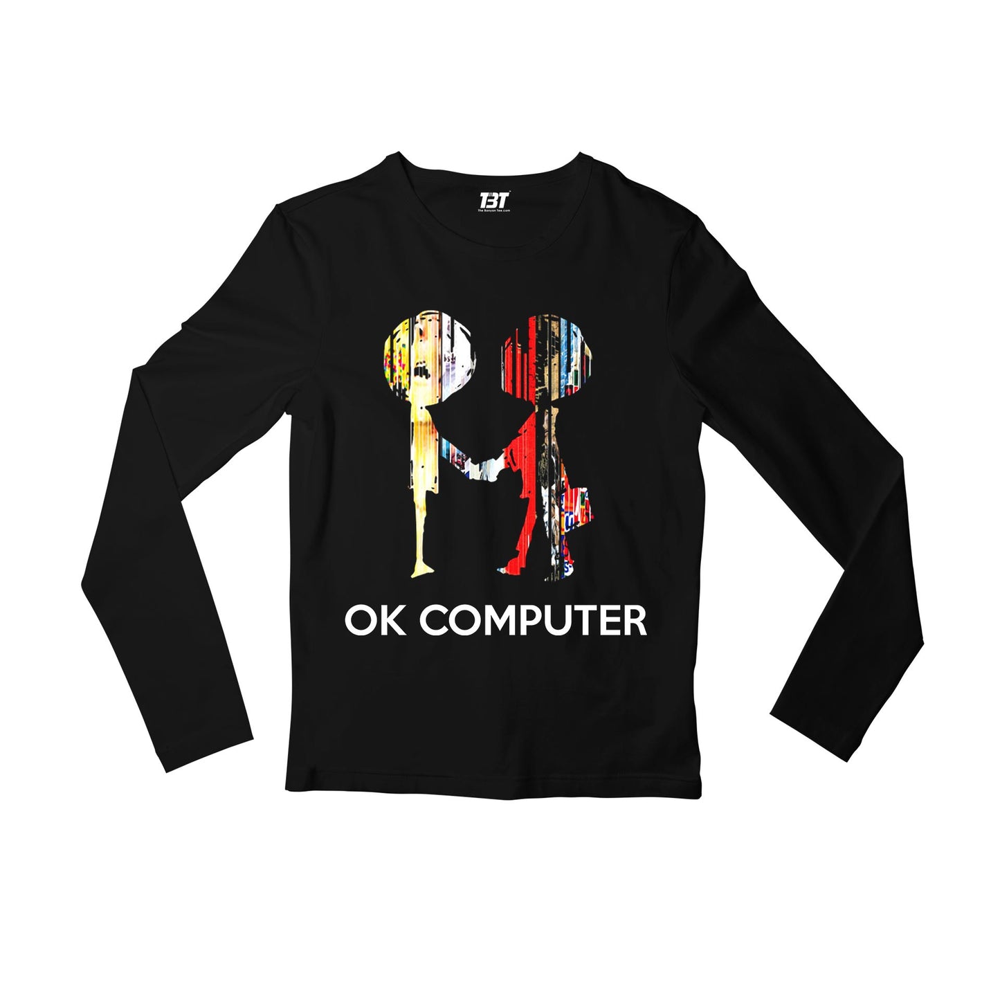 radiohead ok computer full sleeves long sleeves music band buy online india the banyan tee tbt men women girls boys unisex black