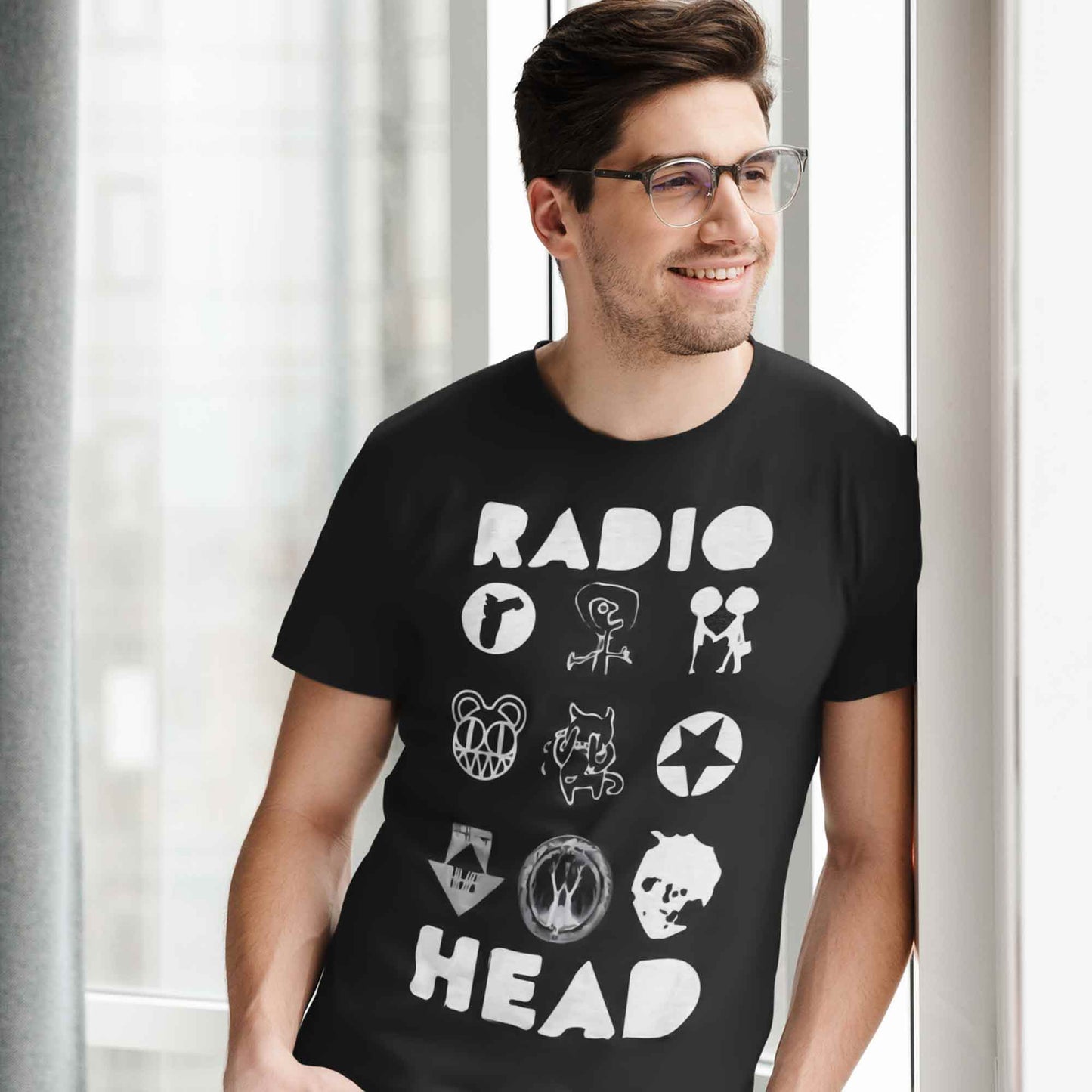 radiohead album arts t-shirt music band buy online india the banyan tee tbt men women girls boys unisex black