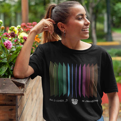 radiohead in rainbows t-shirt music band buy online india the banyan tee tbt men women girls boys unisex black