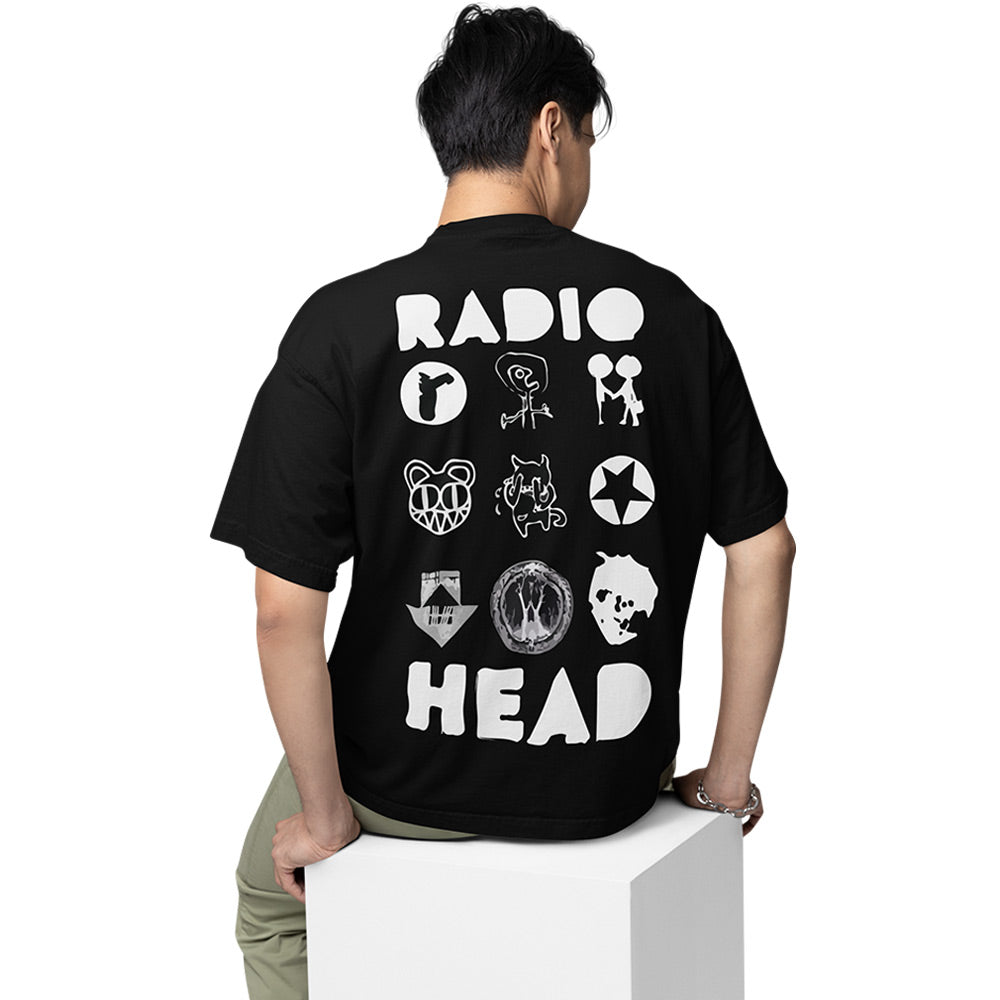 radiohead oversized t shirt - album arts music t-shirt black buy online india the banyan tee tbt men women girls boys unisex