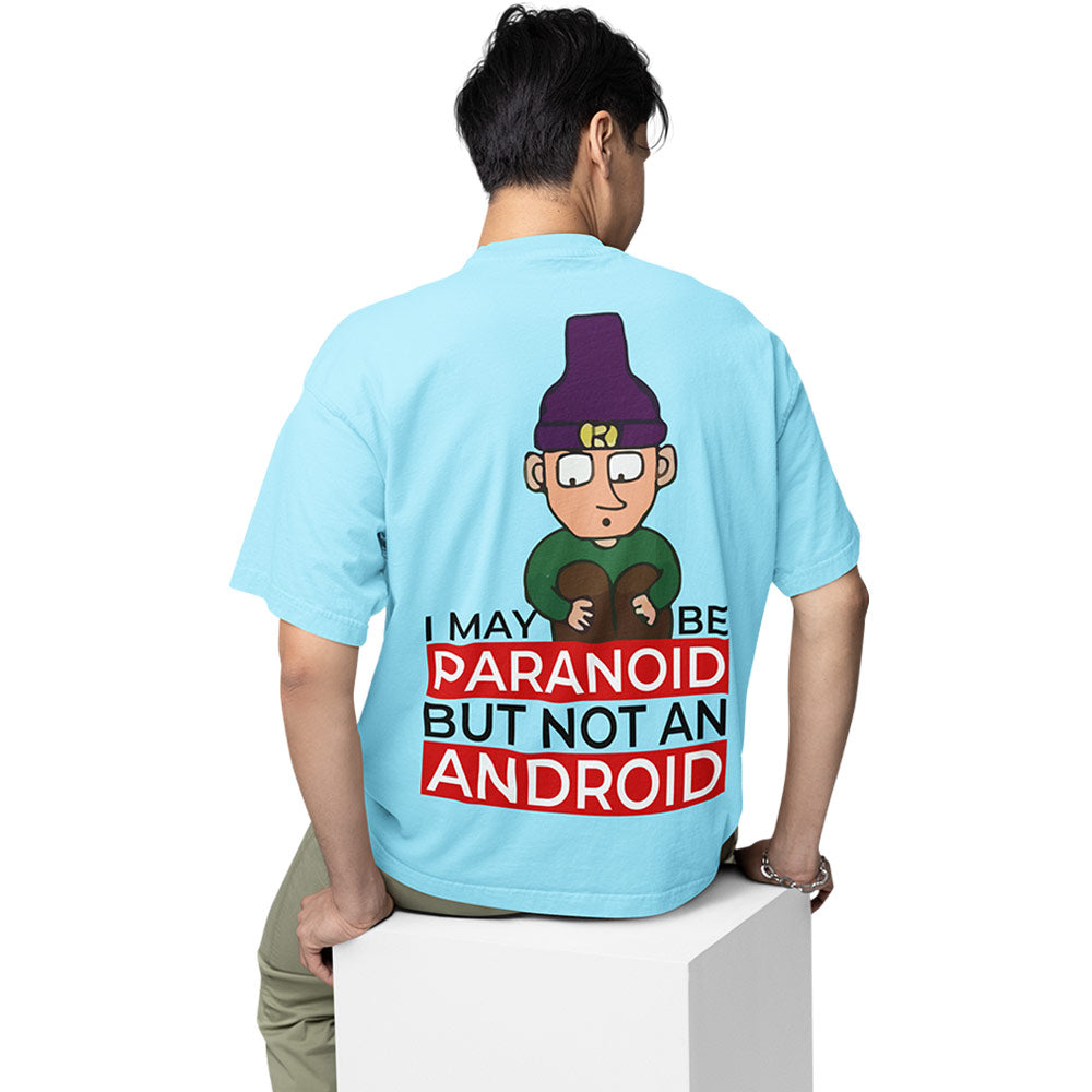 radiohead oversized t shirt - paranoid android music t-shirt baby blue buy online india the banyan tee tbt men women girls boys unisex