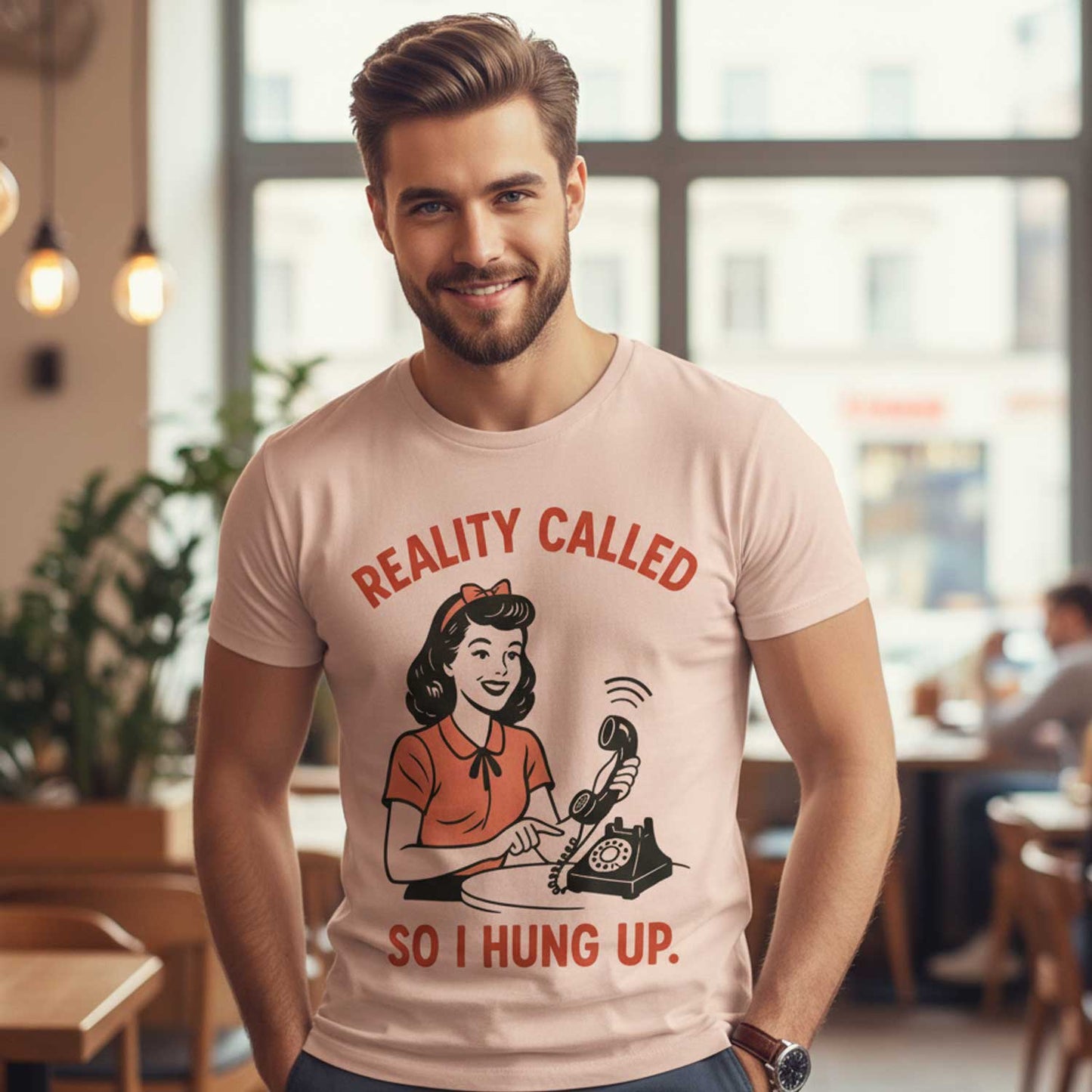 graphic reality called t-shirt printed graphic stylish buy online india the banyan tee tbt men women girls boys unisex peach 