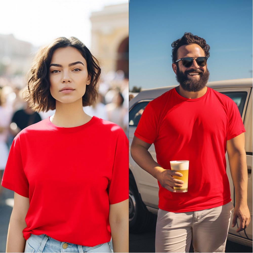 Red T shirt