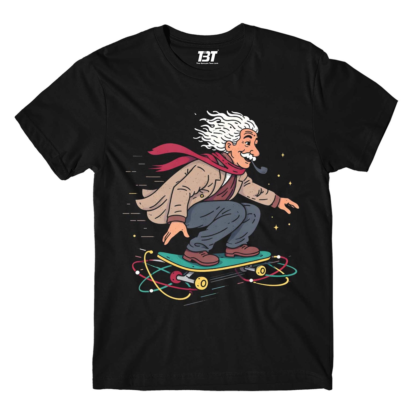 printed graphic relativity in motion t-shirt printed graphic stylish buy online india the banyan tee tbt men women girls boys unisex black