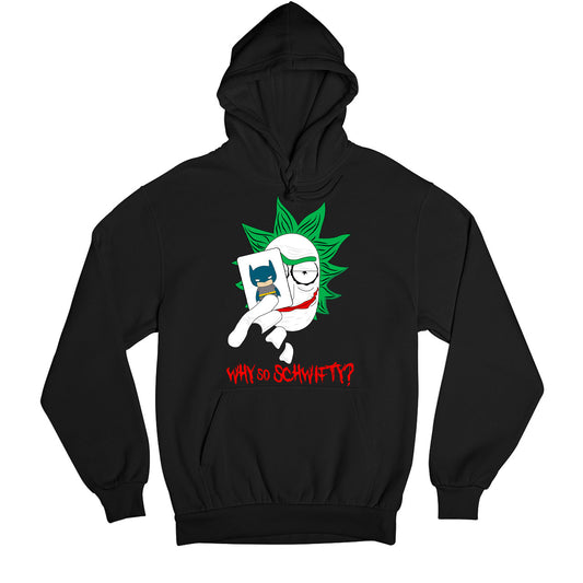 rick and morty joker hoodie hooded sweatshirt winterwear buy online india the banyan tee tbt men women girls boys unisex black rick and morty online summer beth mr meeseeks jerry quote vector art clothing accessories merchandise