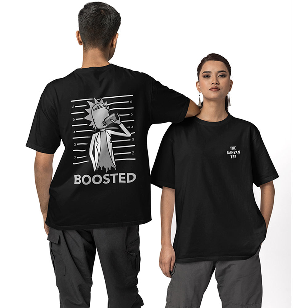 Rick and Morty Oversized T shirt - Boosted