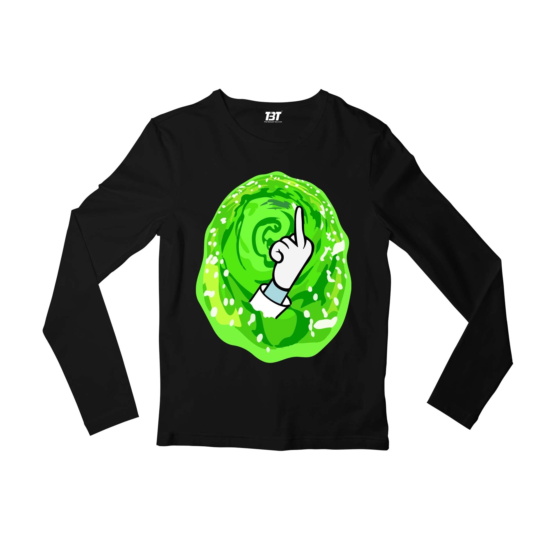 rick and morty intergalactic screw full sleeves long sleeves buy online india the banyan tee tbt men women girls boys unisex black rick and morty online summer beth mr meeseeks jerry quote vector art clothing accessories merchandise