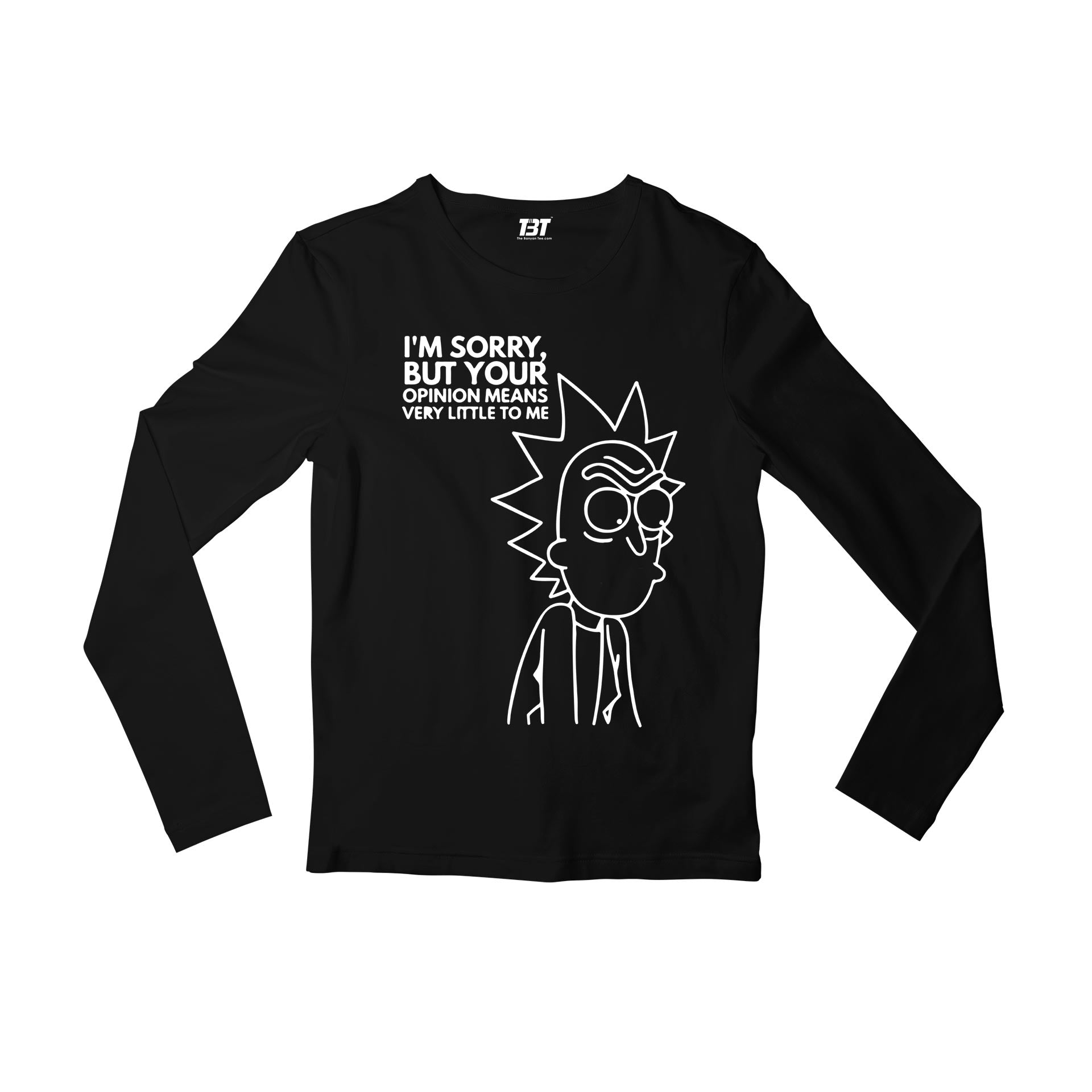 rick and morty opinion full sleeves long sleeves buy online india the banyan tee tbt men women girls boys unisex black rick and morty online summer beth mr meeseeks jerry quote vector art clothing accessories merchandise