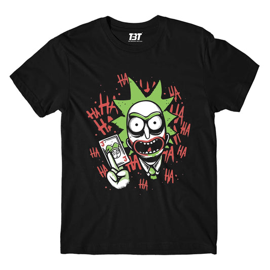 rick and morty joker t-shirt buy online india the banyan tee tbt men women girls boys unisex black rick and morty online summer beth mr meeseeks jerry quote vector art clothing accessories merchandise