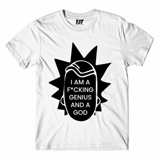 rick and morty genius t-shirt buy online india the banyan tee tbt men women girls boys unisex white rick and morty online summer beth mr meeseeks jerry quote vector art clothing accessories merchandise