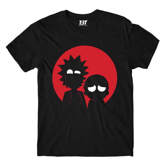 rick and morty silhouette t-shirt buy online india the banyan tee tbt men women girls boys unisex black rick and morty online summer beth mr meeseeks jerry quote vector art clothing accessories merchandise