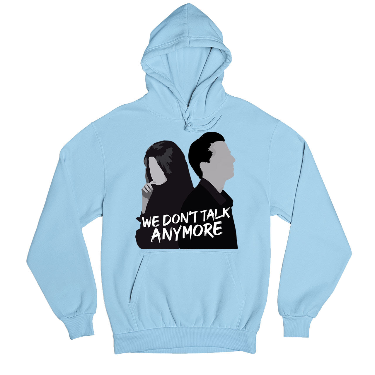 charlie puth we don't talk anymore hoodie hooded sweatshirt winterwear music band buy online india the banyan tee tbt men women girls boys unisex gray