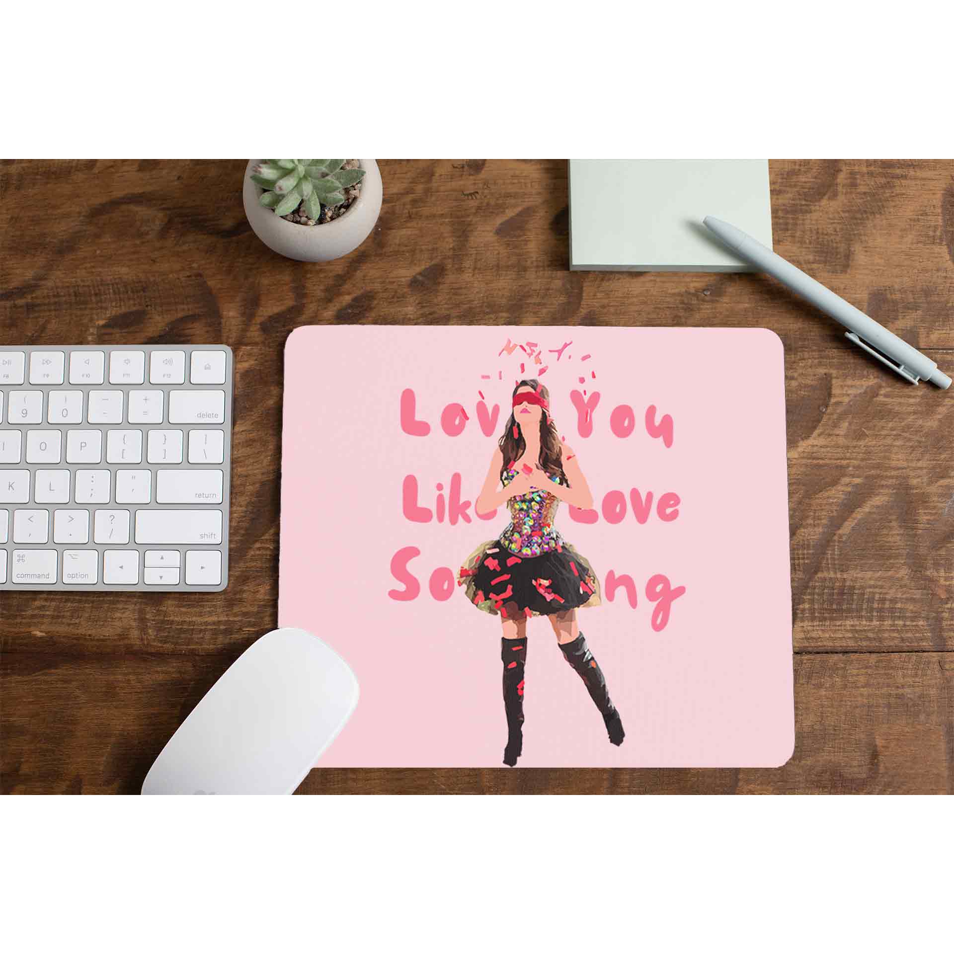 selena gomez love you like a love song mousepad logitech large anime music band buy online india the banyan tee tbt men women girls boys unisex