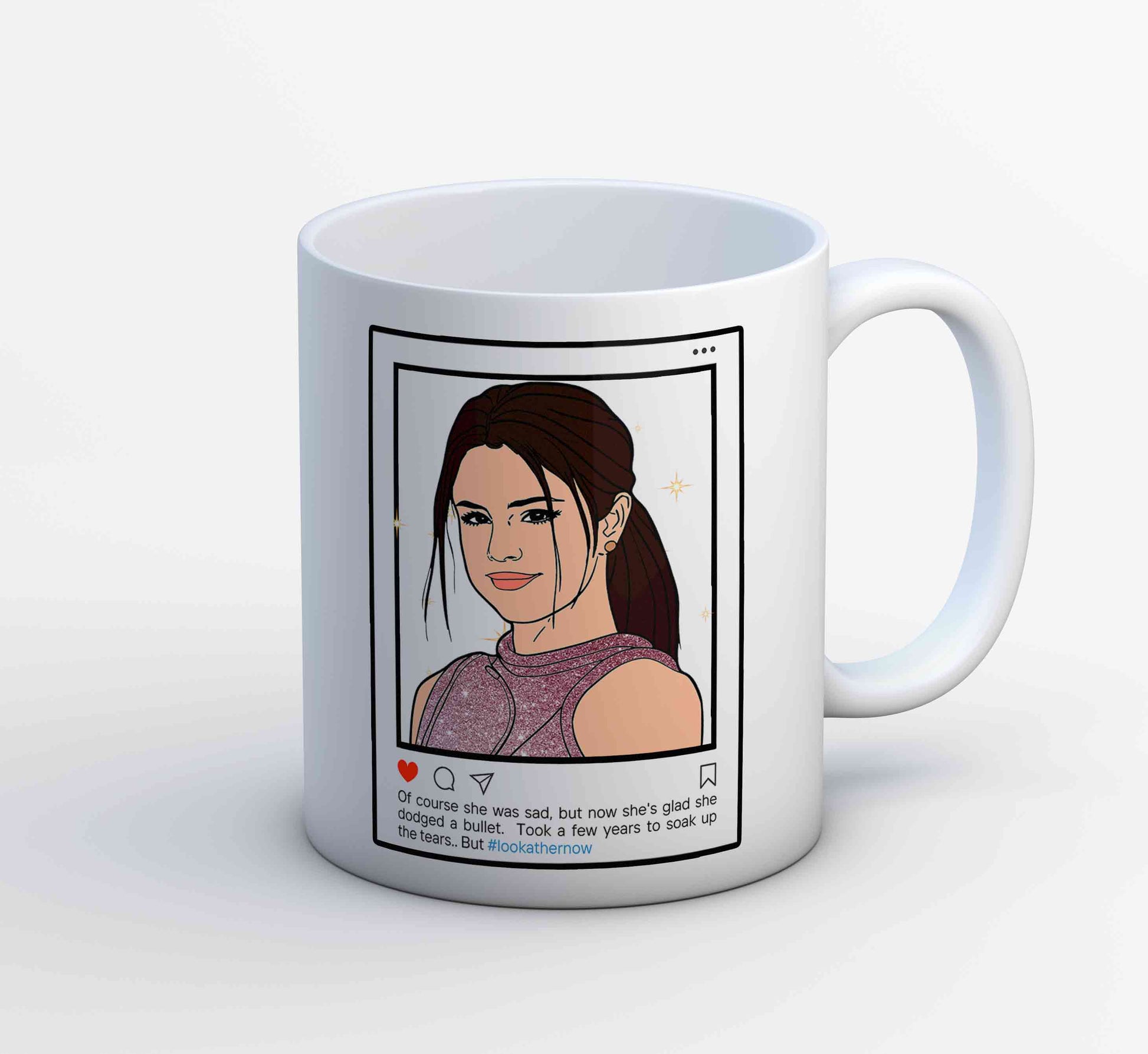 selena gomez look at her now mug coffee ceramic music band buy online india the banyan tee tbt men women girls boys unisex