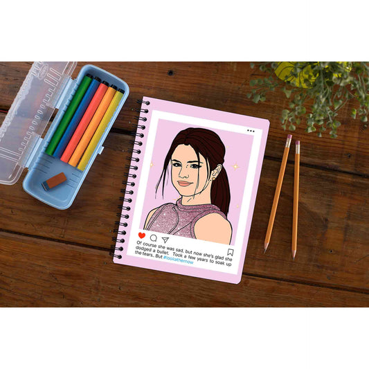 selena gomez look at her now notebook notepad diary buy online india the banyan tee tbt unruled