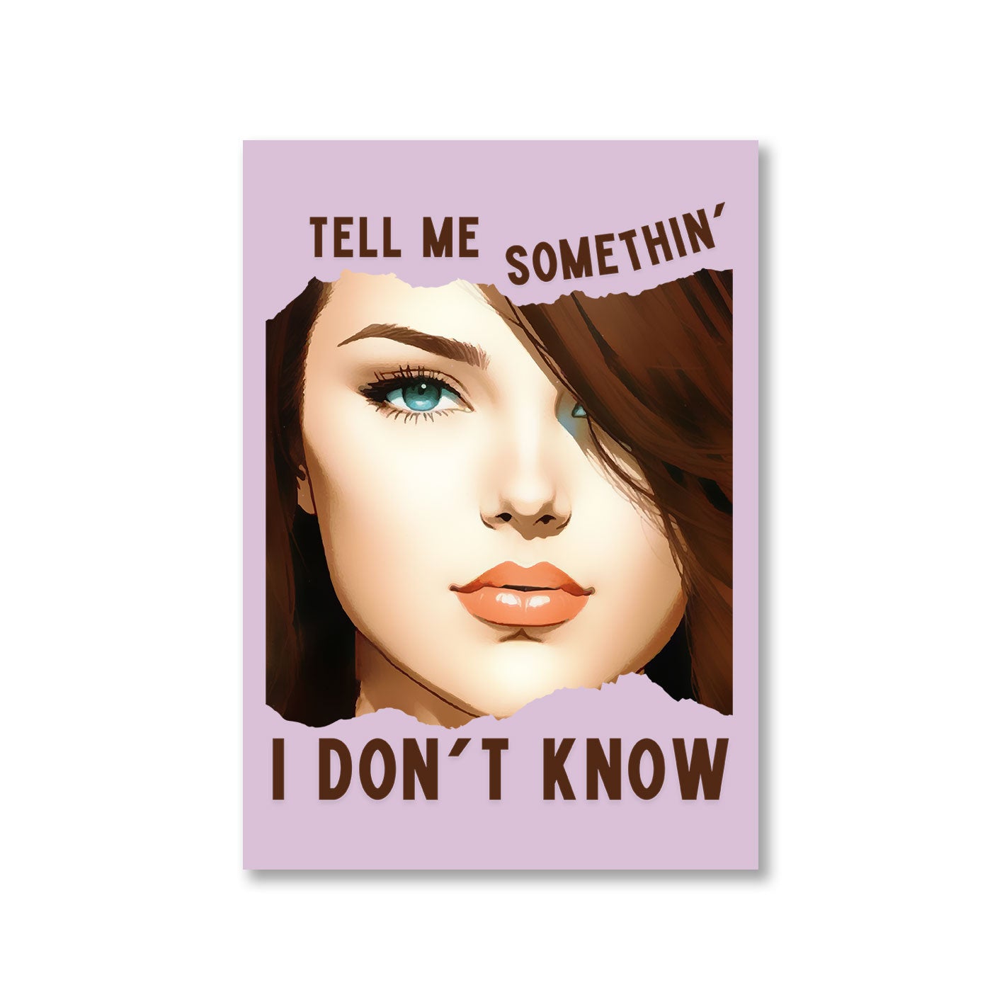 selena gomez tell me something i don't know poster wall art buy online india the banyan tee tbt a4