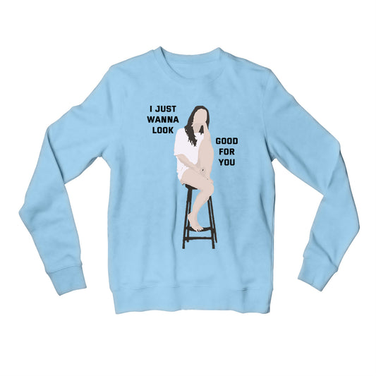 selena gomez good for you sweatshirt upper winterwear music band buy online india the banyan tee tbt men women girls boys unisex gray