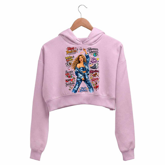 shakira doodle fiesta crop hoodie hooded sweatshirt upper winterwear music band buy online india the banyan tee tbt men women girls boys unisex baby pink 