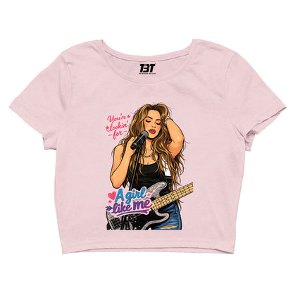 shakira girl like me crop top music band buy online india the banyan tee tbt men women girls boys unisex s 
