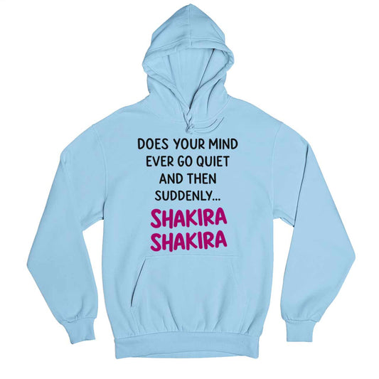 shakira does your mind hoodie hooded sweatshirt winterwear music band buy online india the banyan tee tbt men women girls boys unisex baby blue 