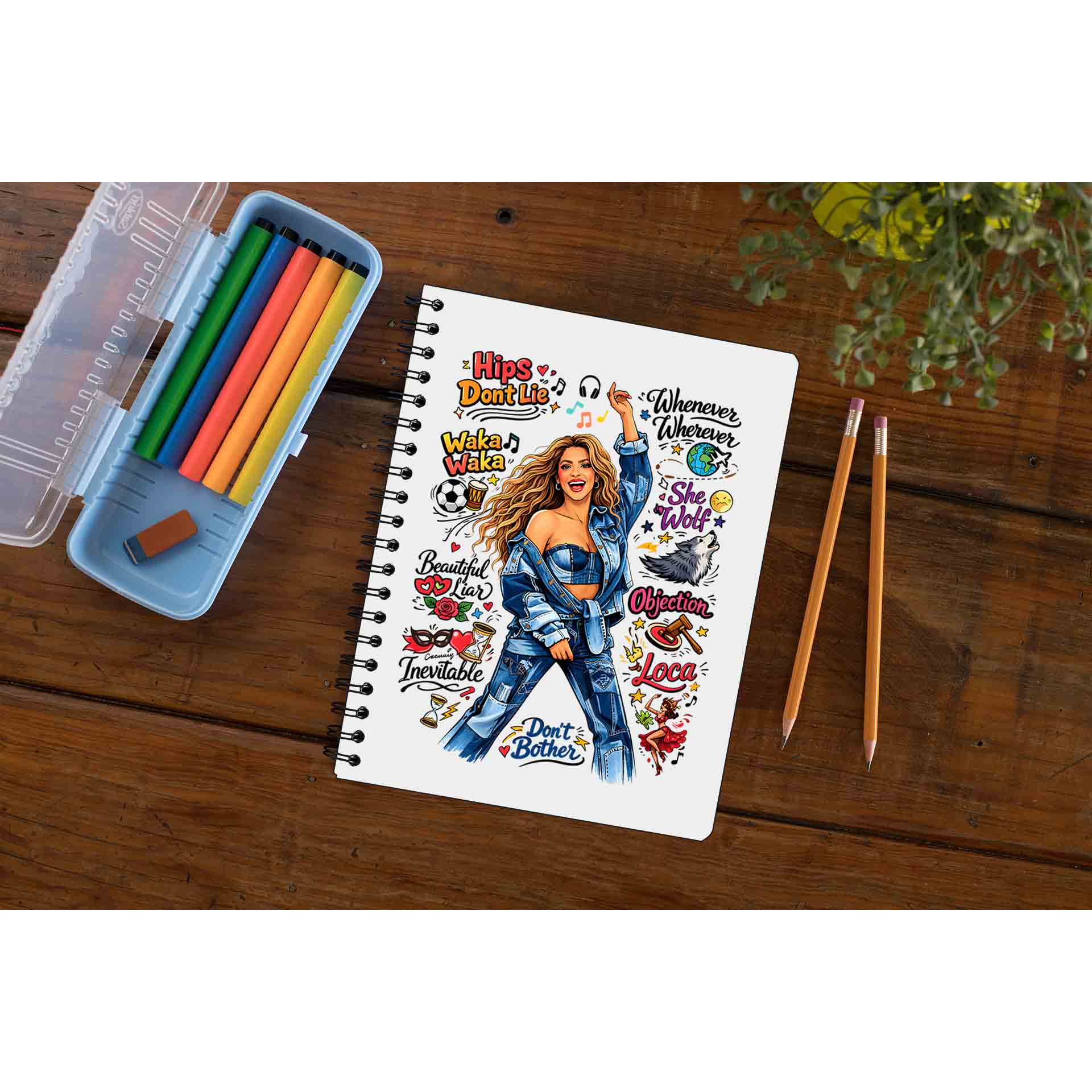 shakira doodle fiesta notebook notepad diary buy online india the banyan tee tbt unruled 