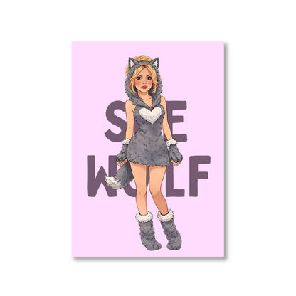 shakira she wolf poster wall art buy online india the banyan tee tbt 8 x 10 