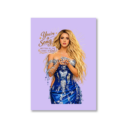 shakira you're a song poster wall art buy online india the banyan tee tbt 8 x 10 