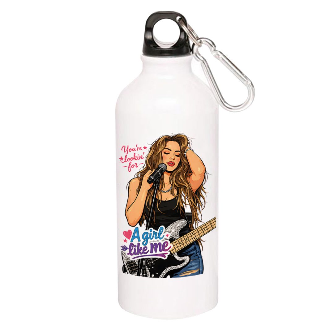 shakira girl like me sipper steel water bottle flask gym shaker music band buy online india the banyan tee tbt men women girls boys unisex  