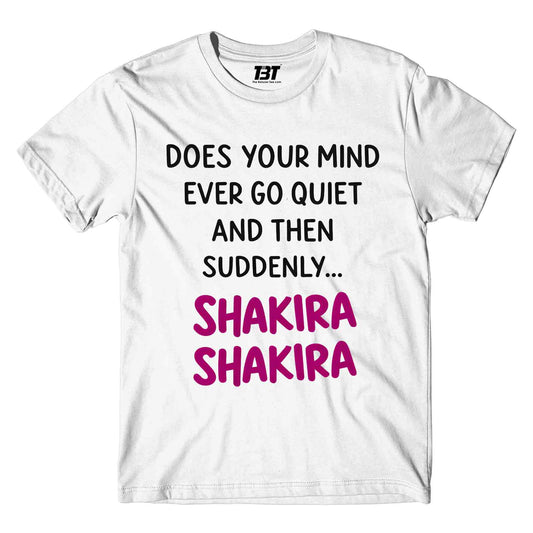 shakira does your mind t-shirt music band buy online india the banyan tee tbt men women girls boys unisex white 