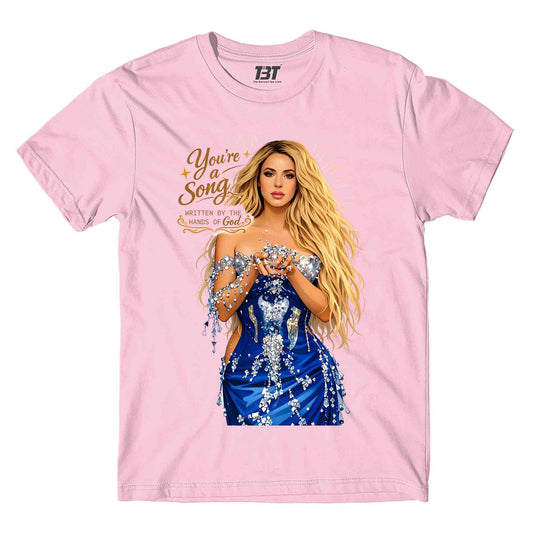 shakira you're a song t-shirt music band buy online india the banyan tee tbt men women girls boys unisex baby pink 